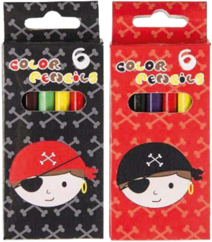 Buntstifte Pirat  Packung  24 x 6 Stück