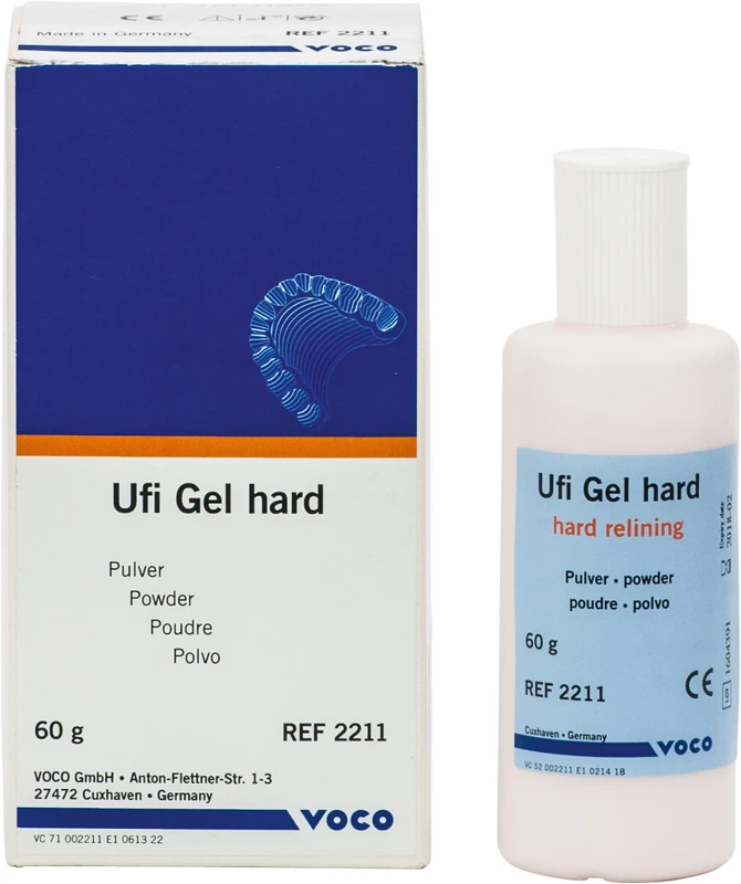 Ufi Gel hard  Packung  60 g Pulver