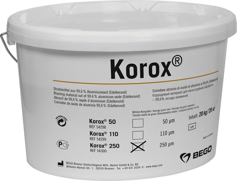 Korox®  Eimer  20 kg 250 µm