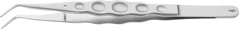 ERGOPERIO Zahnpinzette  Stück  gewinkelt, sehr kräftiges Modell, 150 mm