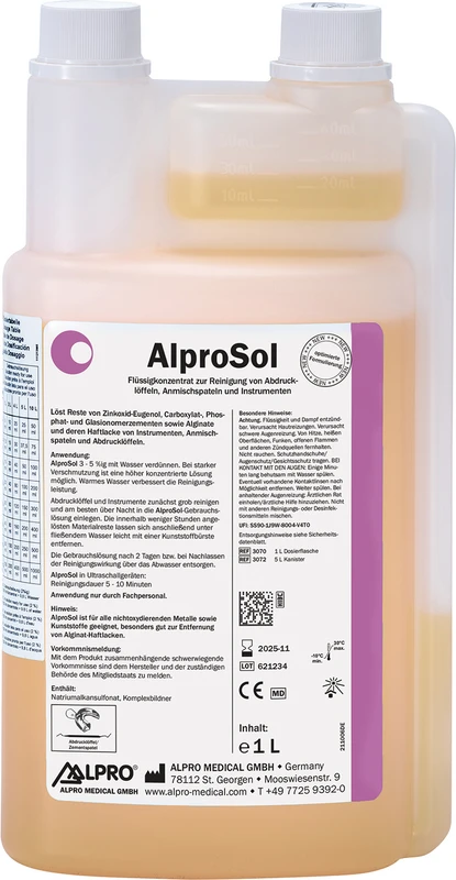 AlproSol  Dosierflasche  1 Liter, orange