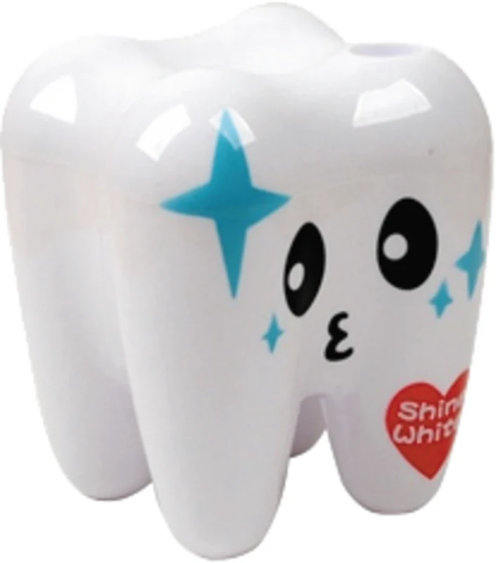 Zahnbehälter gefüllt   Stück  weiß, gefüllt