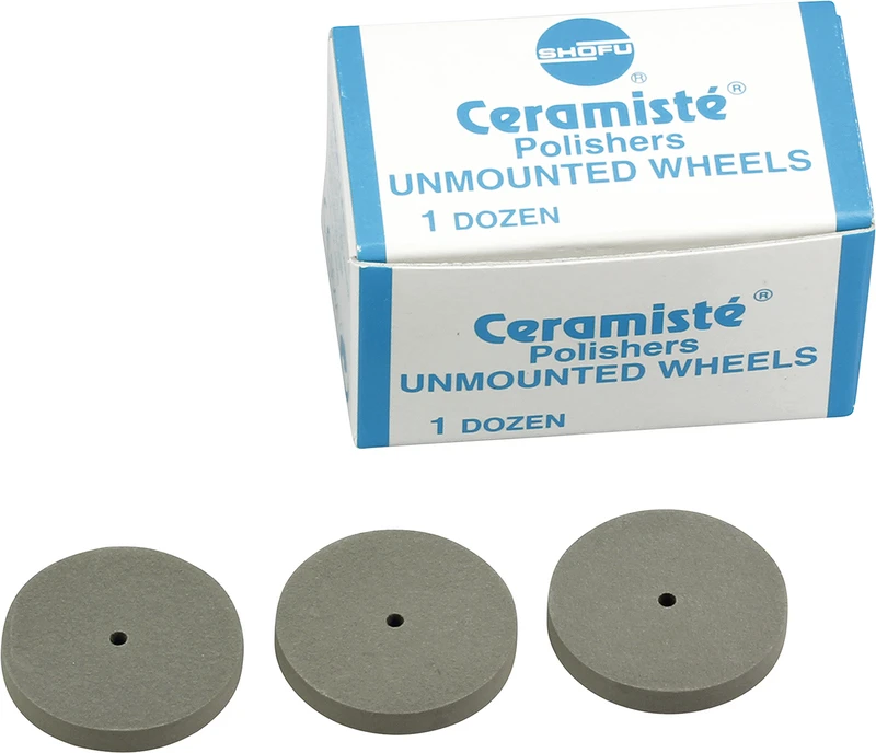 Ceramisté  Packung  12 Stück unmontiert, Standard, Figur Rad, ISO 220