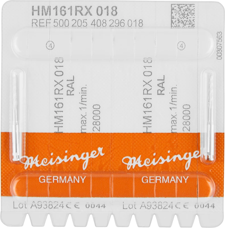 Chirurgie Fräser HM 161  Packung  2 Stück kreuzverzahnt, RAL, Figur 408, 11 mm, ISO 018