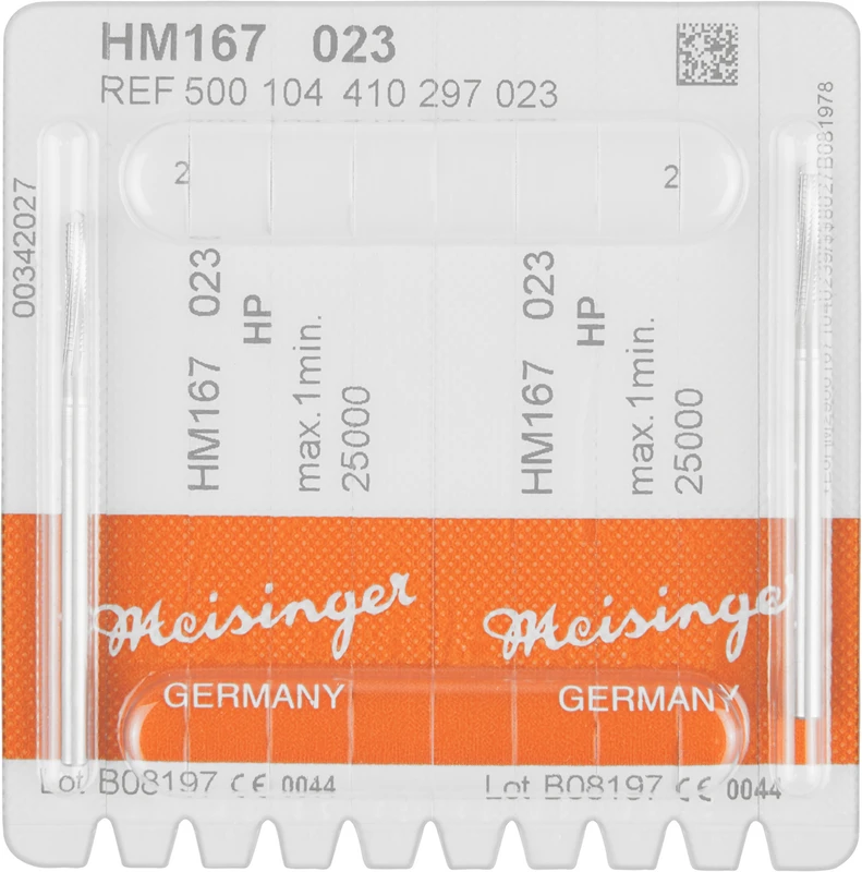Chirurgie Fräser HM 167  Packung  2 Stück HP, Figur 410, 11 mm, ISO 023