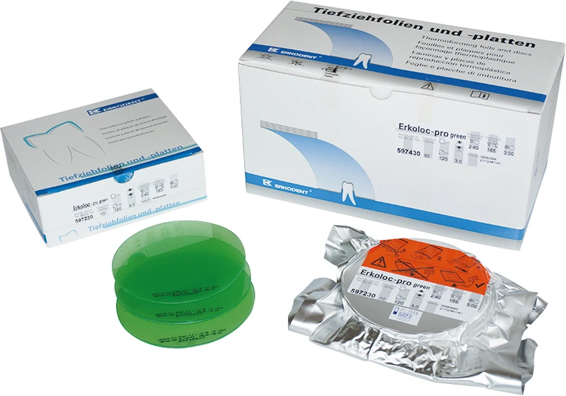 Erkoloc-pro green  Packung  50 Stück Ø 120 mm, Stärke 5 mm