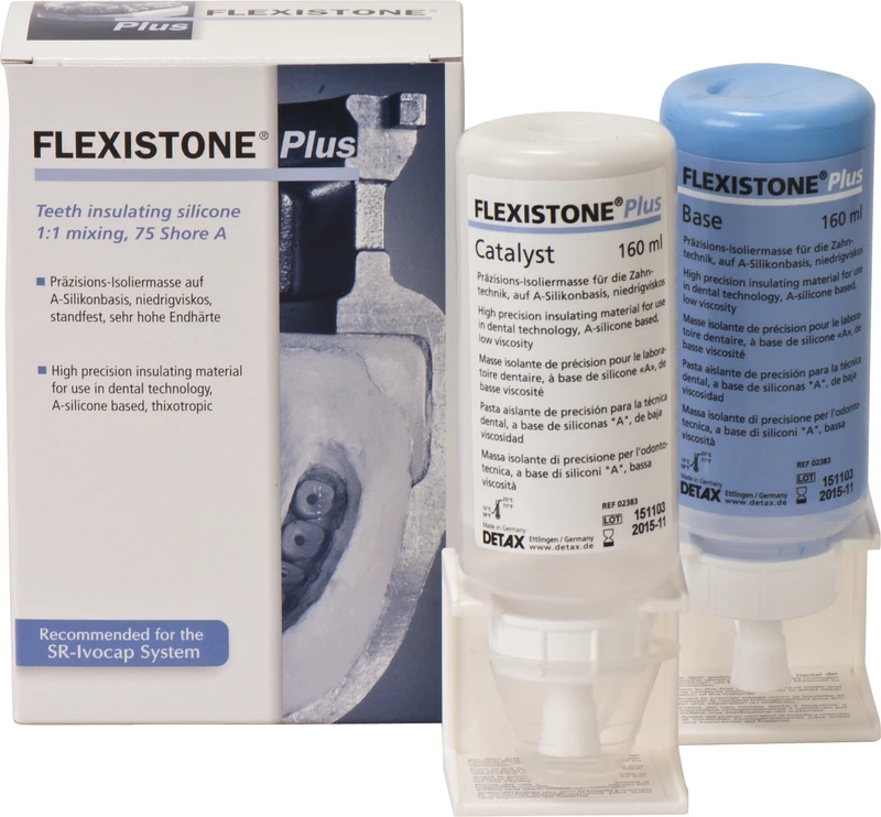 FLEXISTONE® Plus  Standardpackung  160 ml Base, 160 ml Katalysator, 2 Ständer, 1 Anrührschale