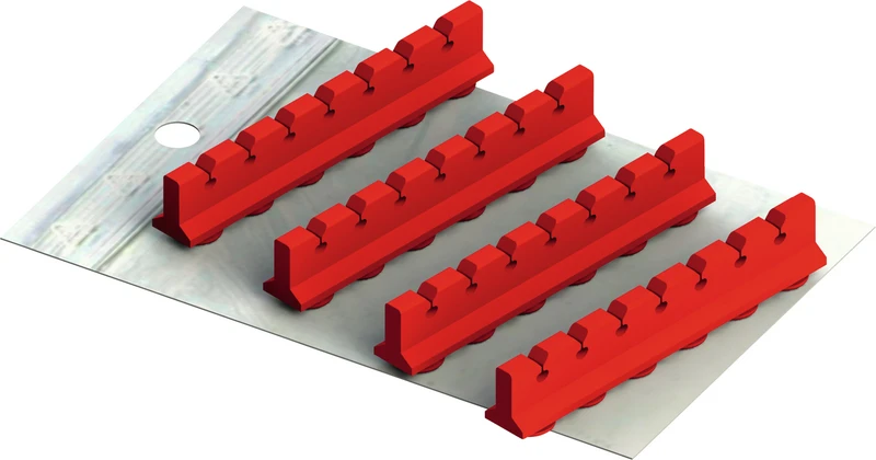 Galaxy Silicone Refill  Set  Silikoneinsätze für Kassette 18 x 10, rot