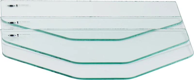 Glasscheiben  Packung  3 Stück unbeschichtet, f. Basic classic