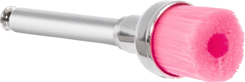 Becht4 Prophy Kelchbürsten   Box  100 Stück pink soft, mit Nylonbesatz, RA