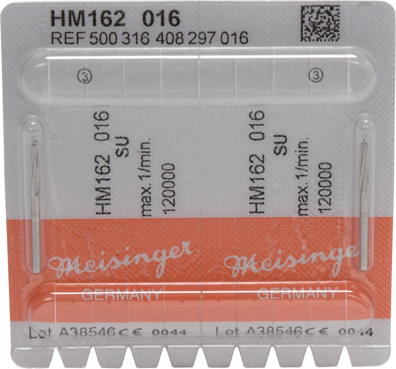 Chirurgie Fräser HM 162  Packung  2 Stück FG XL, Figur 408, 11 mm, ISO 016