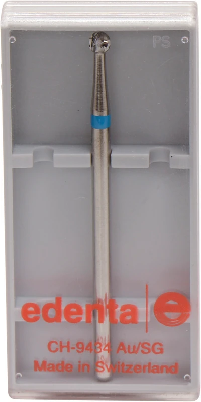 HM-Fräser Schliff 10  Stück  Kreuzverzahnung, blau standard, HP, Figur 001, 2,4 mm, ISO 027