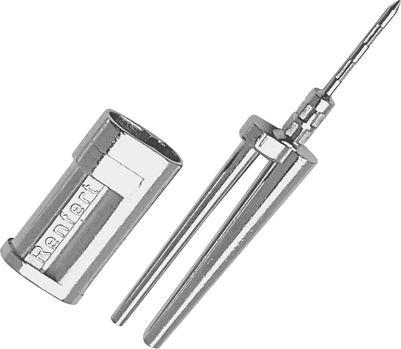 Bi-Pin mit Steckstift  Packung  100 Stück mit Hülse lang