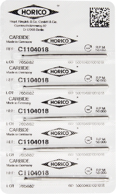 HM-Bohrer C1  Packung  5 Stück HP, Figur 001, ISO 018