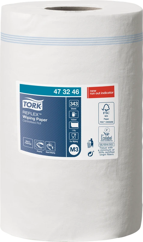 TORK® Reflex Papierwischtücher   Packung  12 Stück 1-lagig, weiß