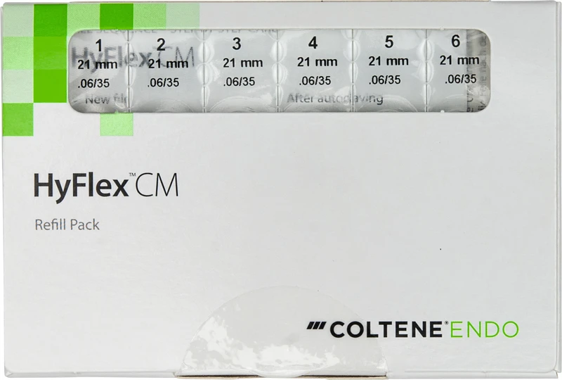 HyFlex® CM  Packung  6 Stück 21 mm, Taper.06 ISO 035