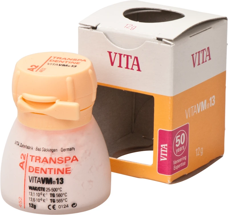 VITA VM® 13 classical A1-D4®  Packung  12 g Pulver transpa dentine A2