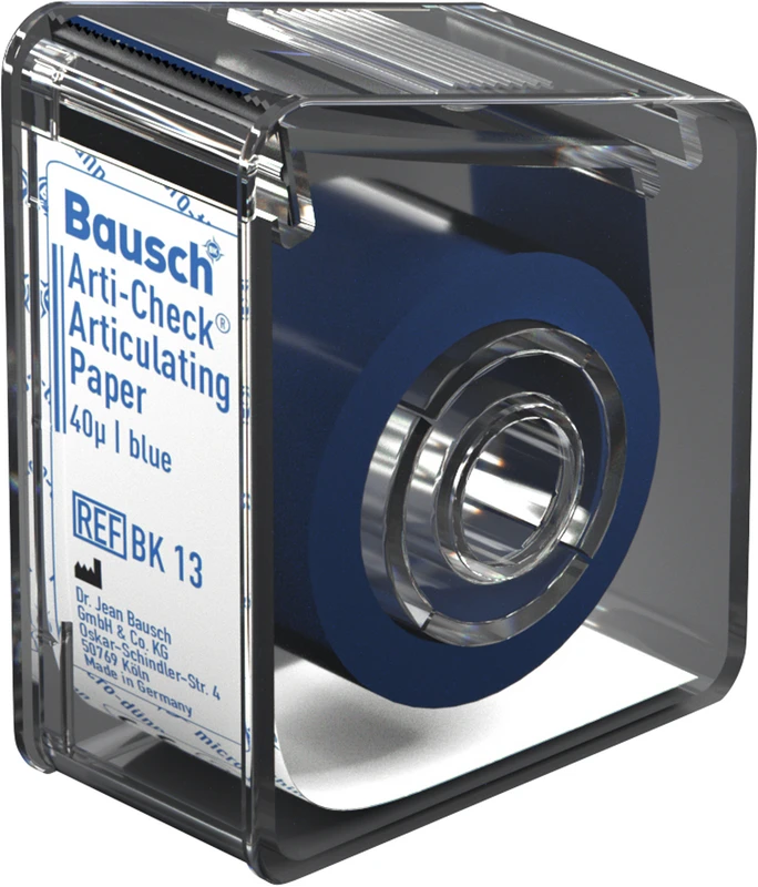 Occlusionspapier Arti-Check® 40 µ  Spenderbox  15 m Rolle blau, 16 mm, BK 13