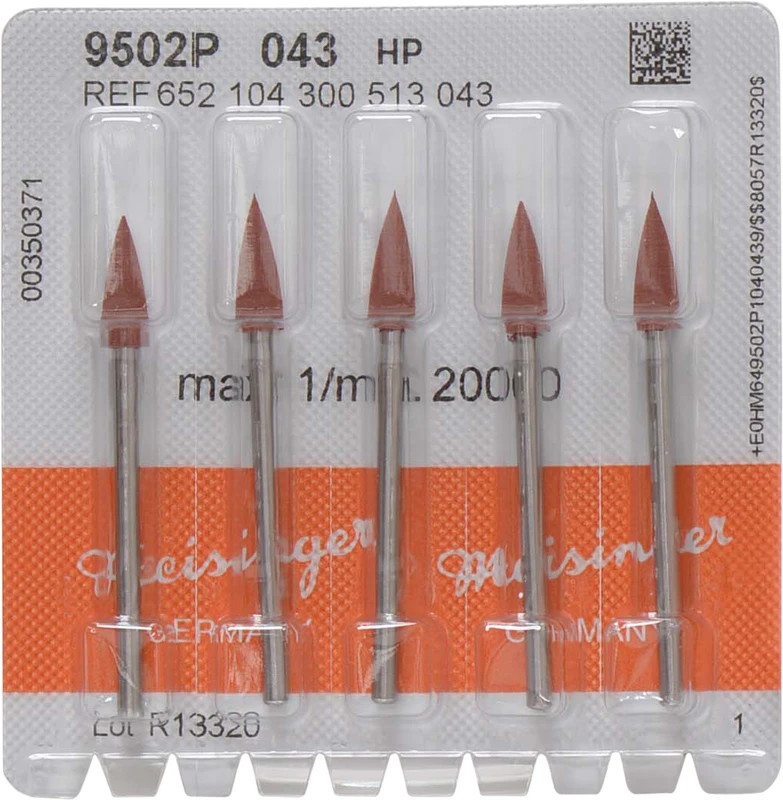 Universalpolierer 9502  Packung  5 Stück braun mittel, HP, Figur 300, 12 mm, ISO 043