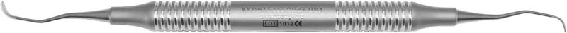KKD® mf EASY CLEAN Gracey Küretten  Stück  Figur 1\2, für OK, für UK, Frontzahnbereich, leichte Abwinkelung