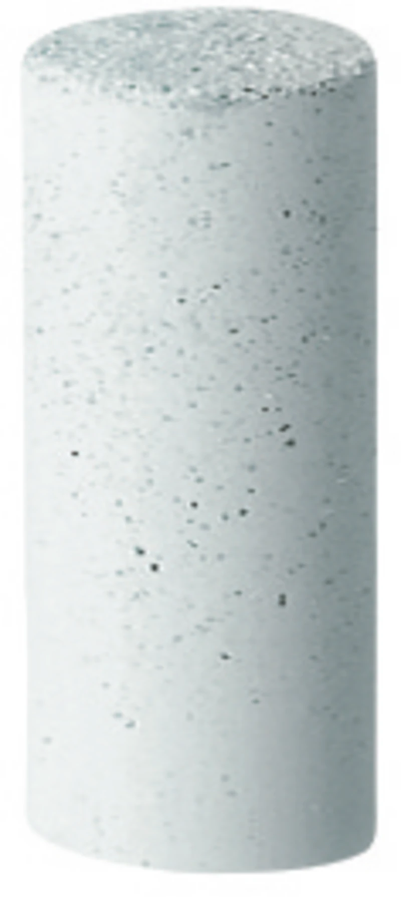 EVE UNIVERSAL  Packung  10 Stück unmontiert, weiß grob, Figur Zylinder, 9 x 20 mm