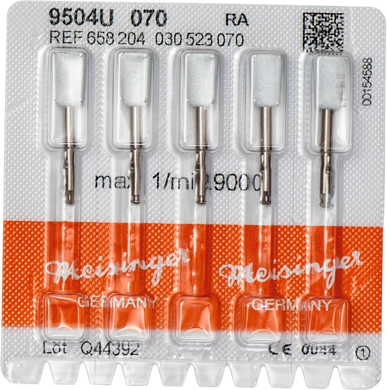 Universalpolierer 9504U  Packung  5 Stück weiß, RA, Figur 030, 10 mm, ISO 070