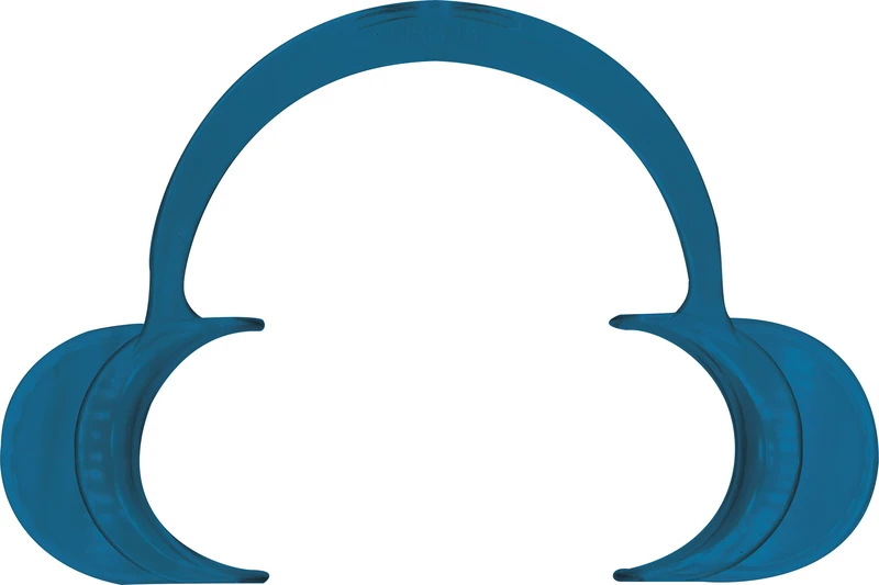 Cheek Retractor  Packung  2 Stück blau, für Erwachsene