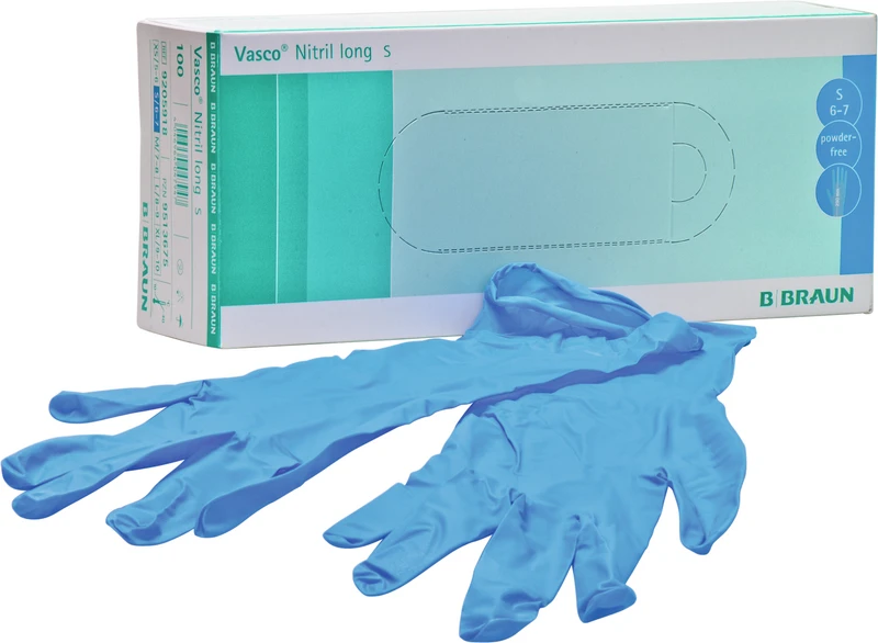 Vasco® Guard long  Packung  100 Stück puderfrei, blau, S