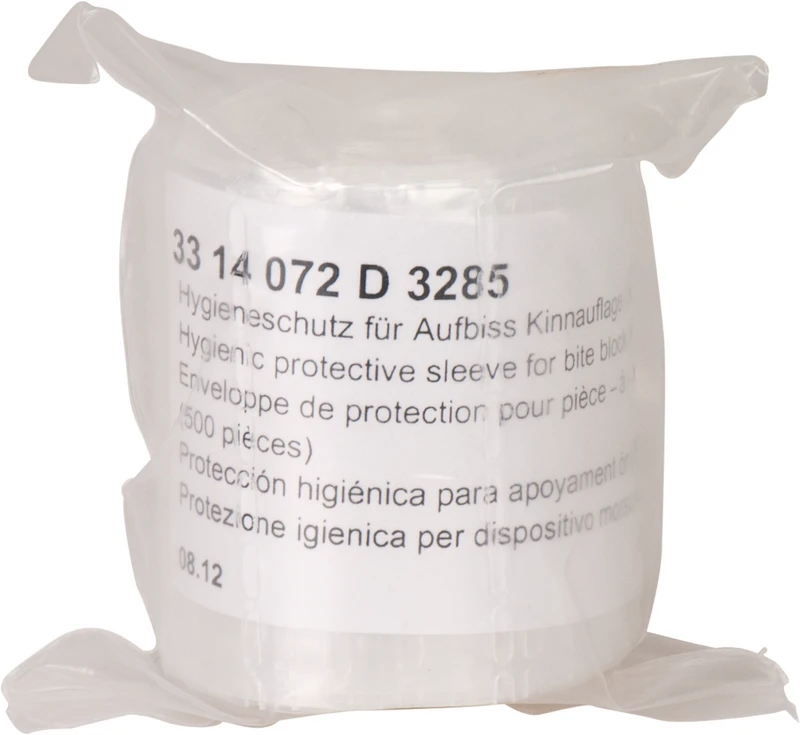 Hygieneschutzhüllen  Packung  500 Stück für ORTHOPHOS Aufbiss Kinnauflage 20 x 40 mm
