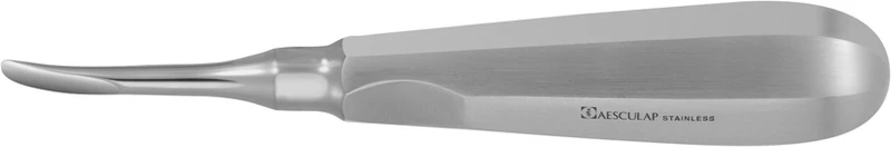 Wurzelheber  Stück  DL370R, 150 mm, 2 mm, gebogen