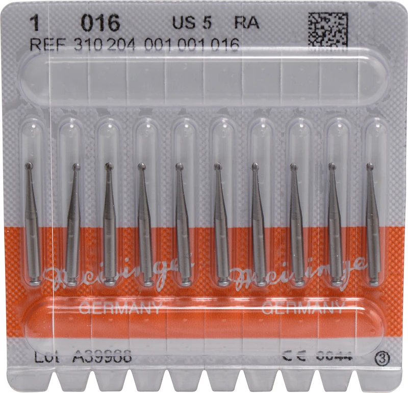 Stahlbohrer 1  Packung  10 Stück RA, Figur 001, ISO 016