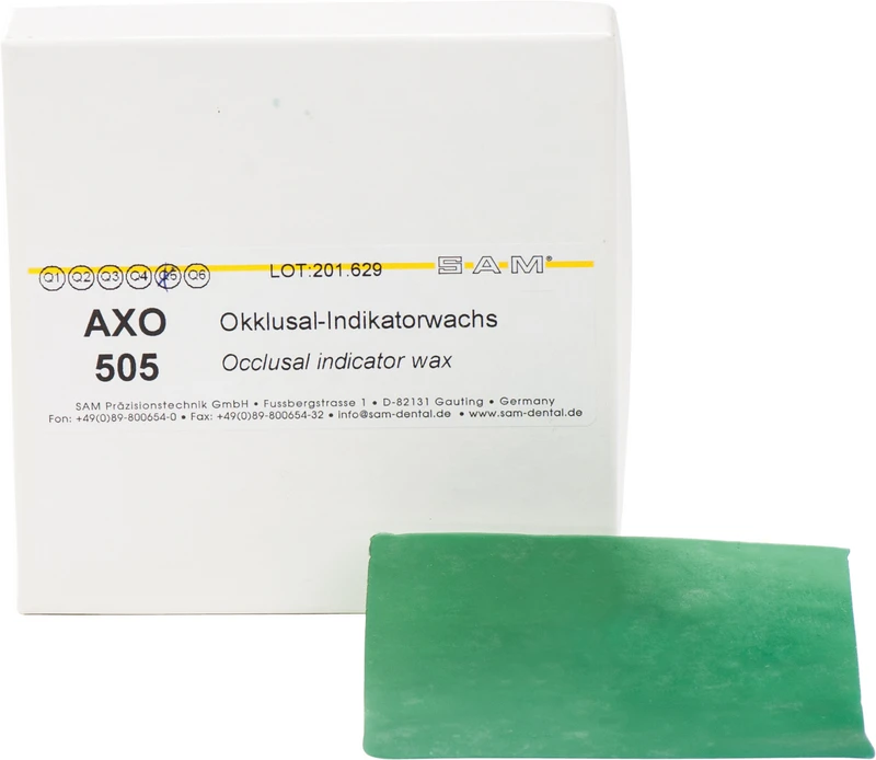 Okklusal Indikator Wachs  Packung  24 Stück grün