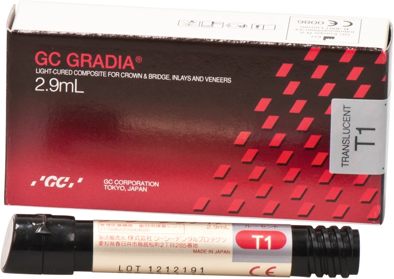 GC GRADIA®  Spritze  2,9 ml Paste translucent T1