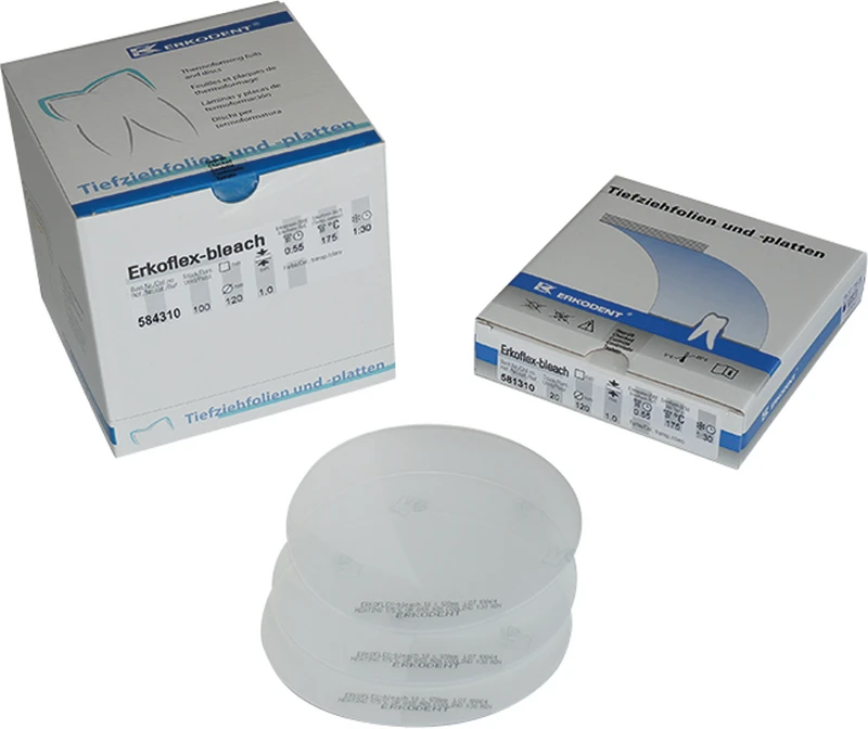 Erkoflex-bleach  Packung  20 Stück Ø 125 mm, Stärke 1 mm