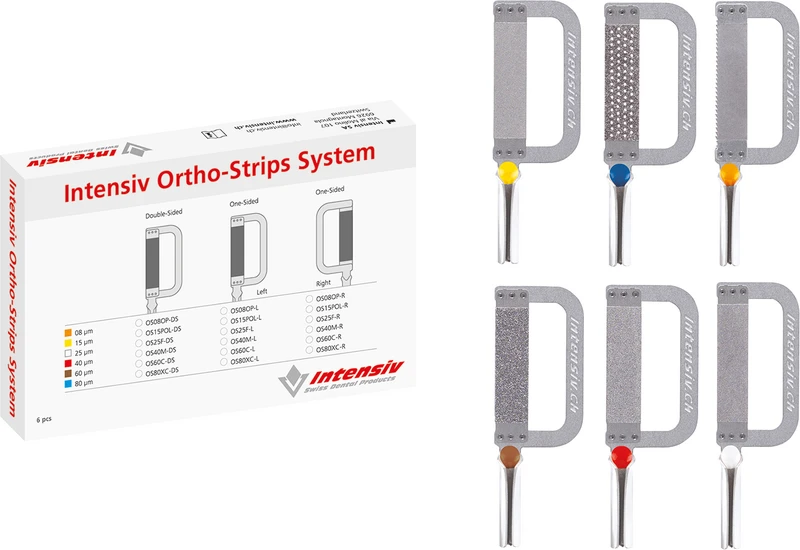 Ortho-Strips Double Sided  Packung  3 Stück beidseitig diamantiert, fein