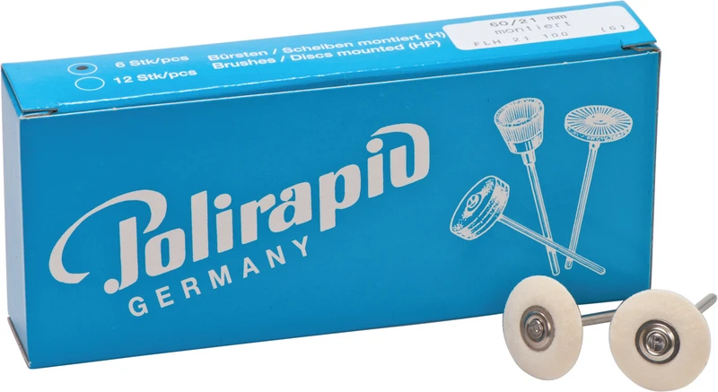 Filzkörper  Packung  6 Stück Nr. 60, HP, Filz, Figur Linse, Ø 21 mm, S: 5 mm