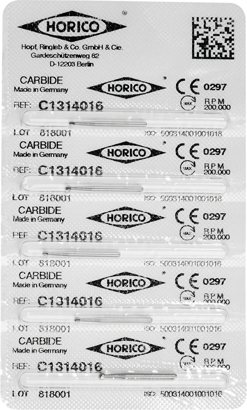 HM-Bohrer C1  Packung  5 Stück FG, Figur 001, ISO 016