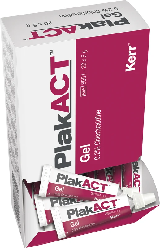 PlakACT-Gel  Packung  20 x 5 g Tube