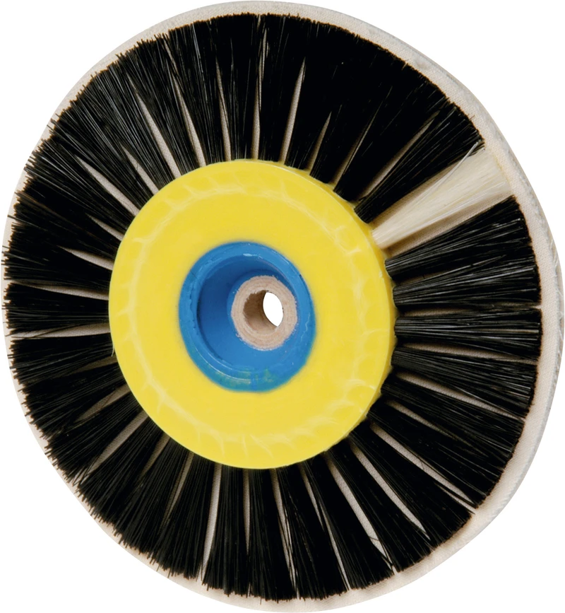 Chungkingbürste  Packung  12 Stück Ø 80 mm, Chungking-Borste inkl. Leineneinlage