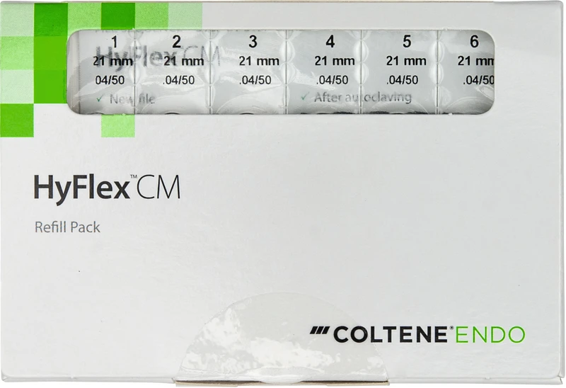 HyFlex® CM  Packung  6 Stück 21 mm, Taper.04 ISO 050