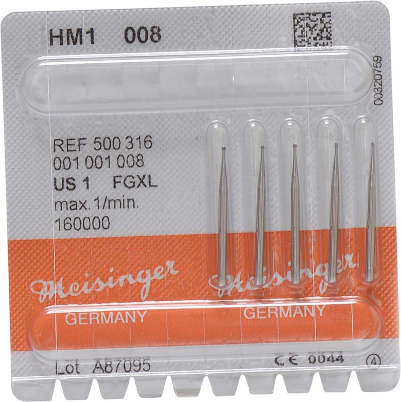 HM-Bohrer 1  Packung  5 Stück FGXL, Figur 001, ISO 008