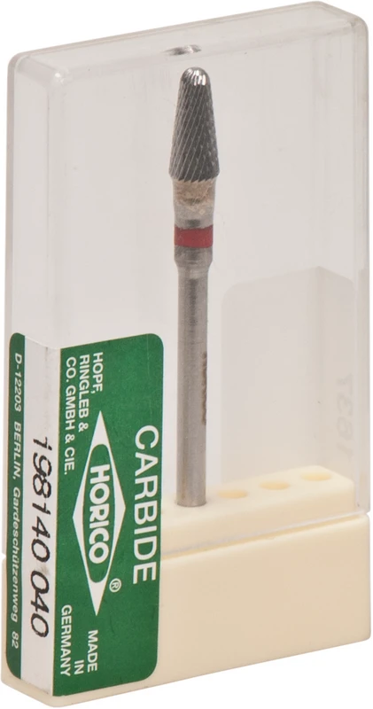 HM-Fräser 198  Stück  Kreuzverzahnung, rot fein, HP, Figur 198, 9 mm, ISO 040