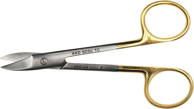 KKD® TC Line Kronen- und Goldschere  Stück  gebogen