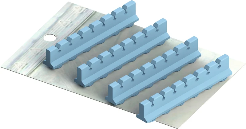 Galaxy Silicone Refill  Set  Silikoneinsätze für Kassette 18 x 10, blau