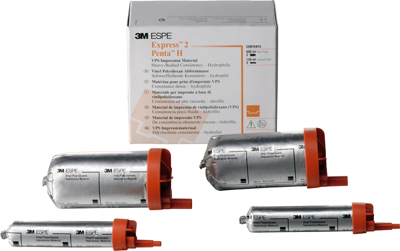 Express 2 Penta H  Refill Packung  2 x 300 ml Basispaste, 2 x 60 ml Katalysator