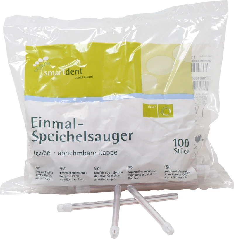 smart Speichelsauger  Packung  100 Stück transparent