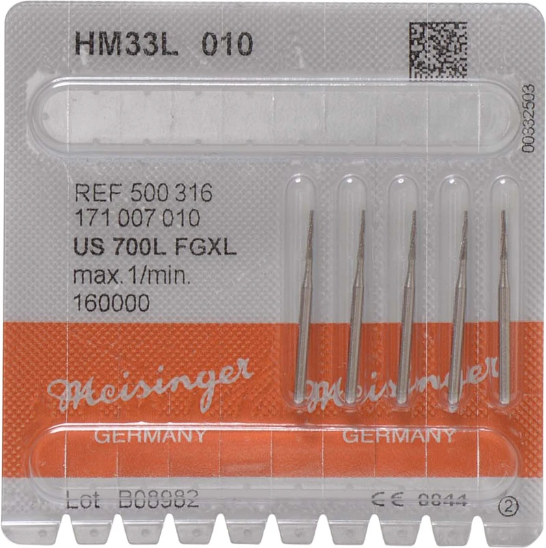 HM-Bohrer 33L  Packung  5 Stück FGXL, Figur 171 lang, 6,3 mm, ISO 010