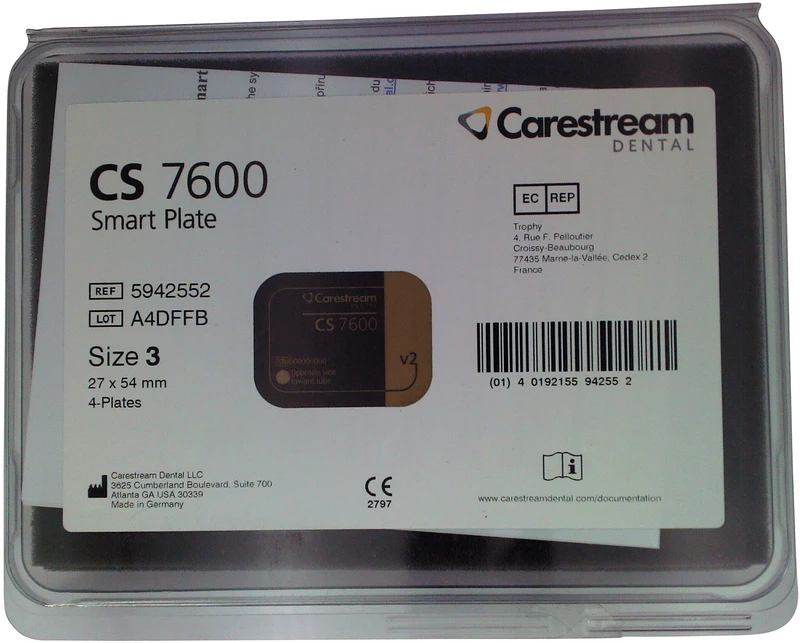 Speicherfolien für CS 7200 Neo\CS 7600   Packung  4 Stück Größe 3 für CS 7600