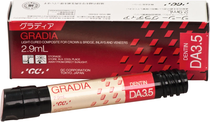 GC GRADIA®  Spritze  2,9 ml Paste dentin DA3,5