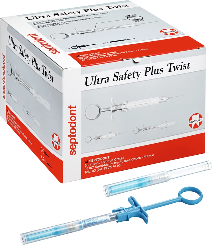 Ultra Safety Plus Twist  Packung  100 Injektionssysteme, 1 Mehrweghandstück, Gr. G30 kurz 0,3 mm x 25 mm
